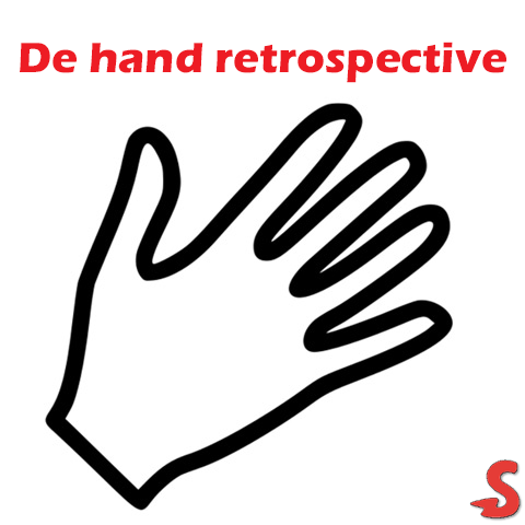 Plaatje van Scrum retrospective werkvorm : De Hand Retrospective